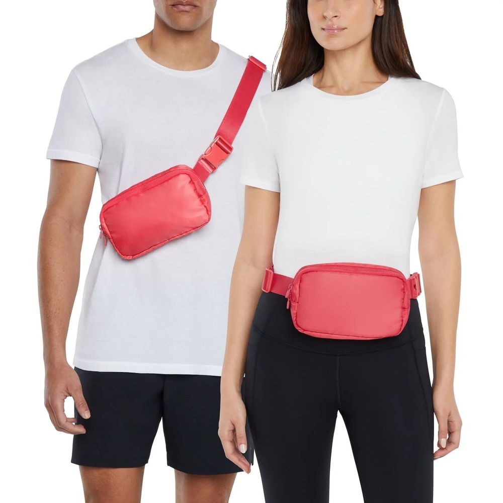 GAP GapFit Adult Belt Bag Red Unisex Waist Pack Sling Bag GF009101 NWT